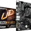 800 GIGABYTE - A520M H ARGB Micro ATX AM4 DDR4 Motherboard - GA-A520M-H-ARGB