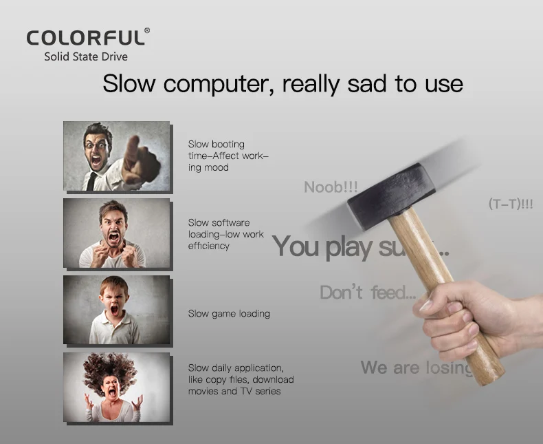 Colorful CN600 512GB M.2 NVMe PCIe Gen3 x4 Internal SSD - COLORFUL CN600 M.2 NVMe 512GB