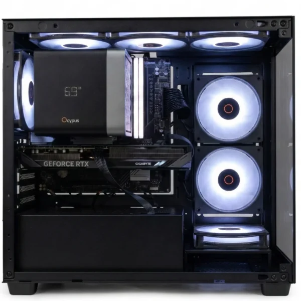 Aviary | AMD Ryzen 7 7700 & RTX 5060 Ti 16GB Mid-Range Gaming and Content Creation Desktop PC