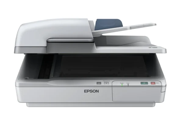 DS_7500_HO_LID_OPEN Epson WorkForce DS-6500 A4 Flatbed Document Scanner with Duplex ADF 1200dpi - B11B205241