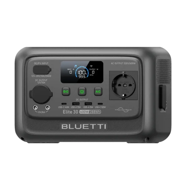 BLUETTI Premium 30 V2 Portable Power Station 320Wh LiFePO4 600W AC Output - P-PR30V2-PH-GY-BL-010