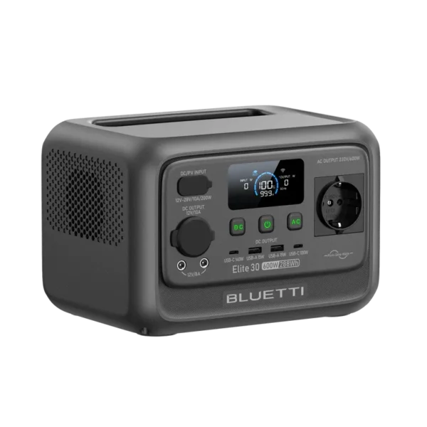 BLUETTI Premium 30 V2 Portable Power Station 320Wh LiFePO4 600W AC Output - P-PR30V2-PH-GY-BL-010