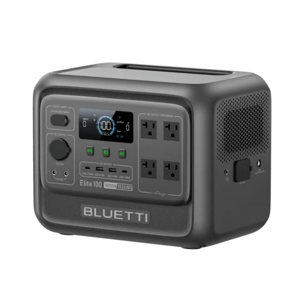 BLUETTI Premium 100 V2 Portable Power Station 1024Wh 1800W LiFePO4 - P-PR100V2-PH-GY-10