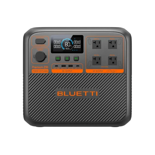 BLUETTI Premium 200 V2 Portable Power Station 2700W AC 3900W Power Lifting LiFePO4 - P-PR200V2-PH-GY-10