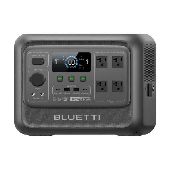 BLUETTI Premium 100 V2 Portable Power Station 1024Wh 1800W LiFePO4 - P-PR100V2-PH-GY-10