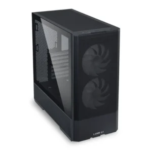 Lian Li LANCOOL 207 Mid-Tower PC Case ATX Compatible Front PSU 4 Fans Black - LAN207RX Black