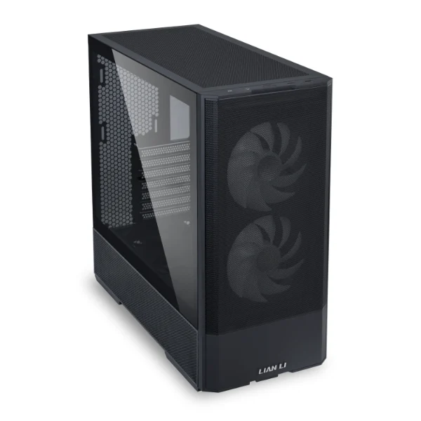 Lian Li LANCOOL 207 Mid-Tower PC Case ATX Compatible Front PSU 4 Fans Black - LAN207RX Black