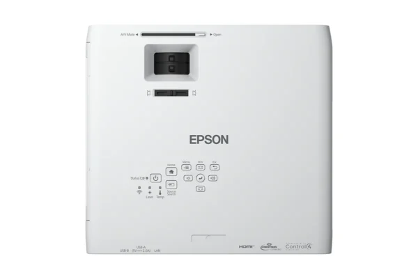 Epson 4500 Lumens WXGA 3LCD Laser Projector with Built-in Wireless and 30000 Hour Light Source - V11HA70080