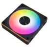 Lian Li UNI FAN CL Wireless Reverse 120 ARGB PWM 2150RPM FDB 120mm Case Fan Black Single Pack - G99.12RCL1W1B.00