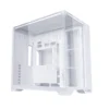 Lian Li O11 Vision Compact Dual-Chamber Mid-Tower Case Swappable Top Glass/Mesh White - G99.O11VPW.00