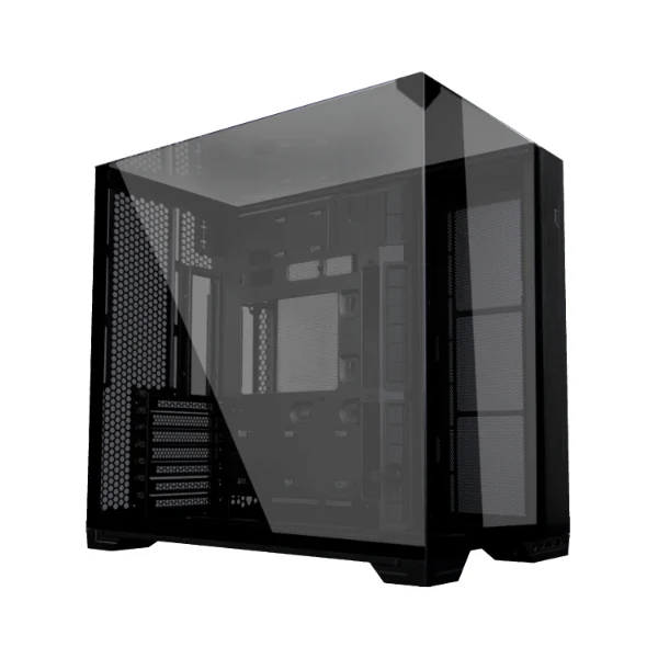 O11VP_X01 Lian Li O11 Vision Chrome Mid-Tower Dual Chamber PC Case Mirror Finish - O11VC.00