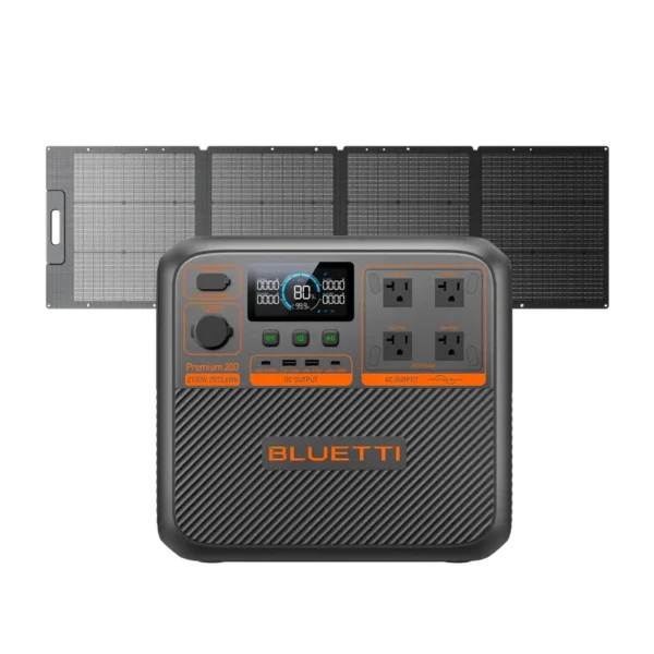 BLUETTI Premium 200 V2 Portable Power Station 2700W AC 3900W Power Lifting LiFePO4 - P-PR200V2-PH-GY-10