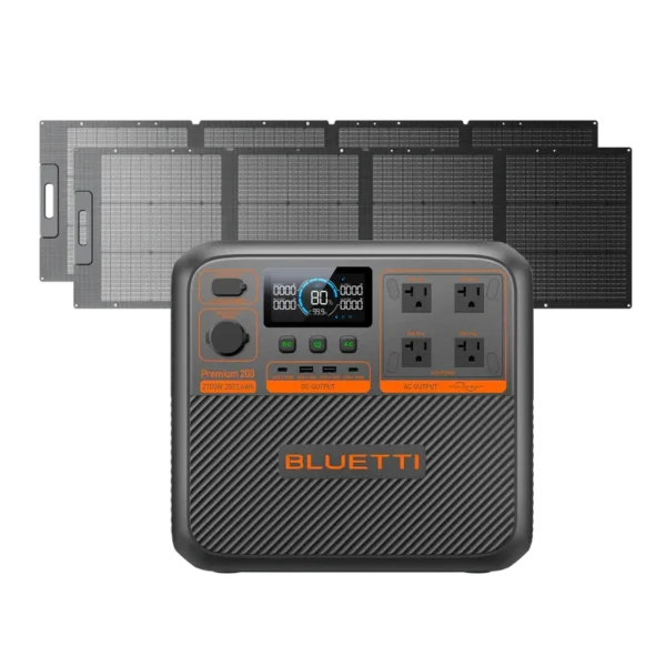 BLUETTI Premium 200 V2 Portable Power Station 2700W AC 3900W Power Lifting LiFePO4 - P-PR200V2-PH-GY-10