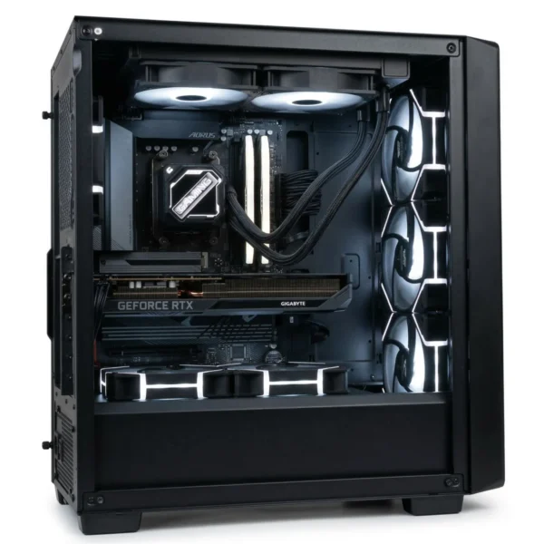 Quartzis | AMD Ryzen 5 9600X & RTX 5060 8GB Gaming PC - 32GB DDR5 6800MHz - Mid-Range Desktop for 1440p Gaming and Content Creation