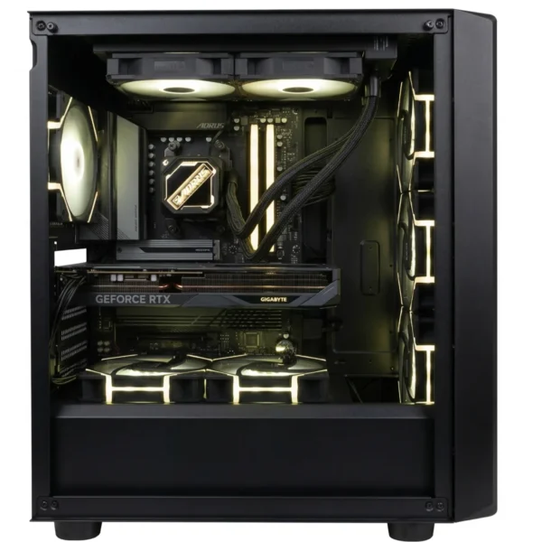 Quartzis | AMD Ryzen 5 9600X & RTX 5060 8GB Gaming PC - 32GB DDR5 6800MHz - Mid-Range Desktop for 1440p Gaming and Content Creation