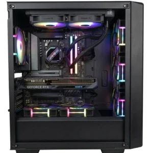 Quartzis | AMD Ryzen 5 9600X & RTX 5060 8GB Gaming PC - 32GB DDR5 6800MHz - Mid-Range Desktop for 1440p Gaming and Content Creation