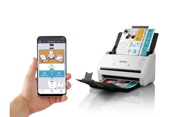 Epson WorkForce DS-570WII A4 Duplex Sheet-fed Document Scanner 600dpi Wi-Fi - B11B263503