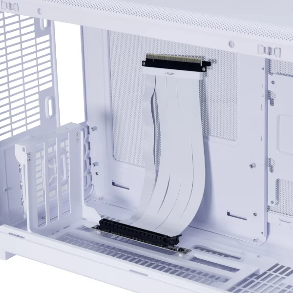 Lian Li A3-mATX Vertical GPU Mounting Kit with PCIe 4.0 Riser Cable White - G89.A3-1W.00