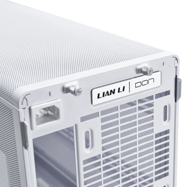Lian Li DAN A3-mATX Micro-ATX Case Wood Front Panel 360mm AIO Support White - G99.A3W-WD.00