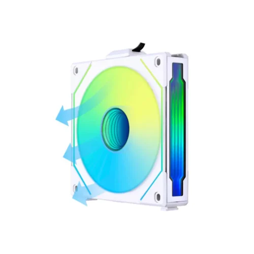 Lian Li UNI Fan SL-Infinity 120mm Reverse Blade ARGB Single Pack White - RSLIN120-1W