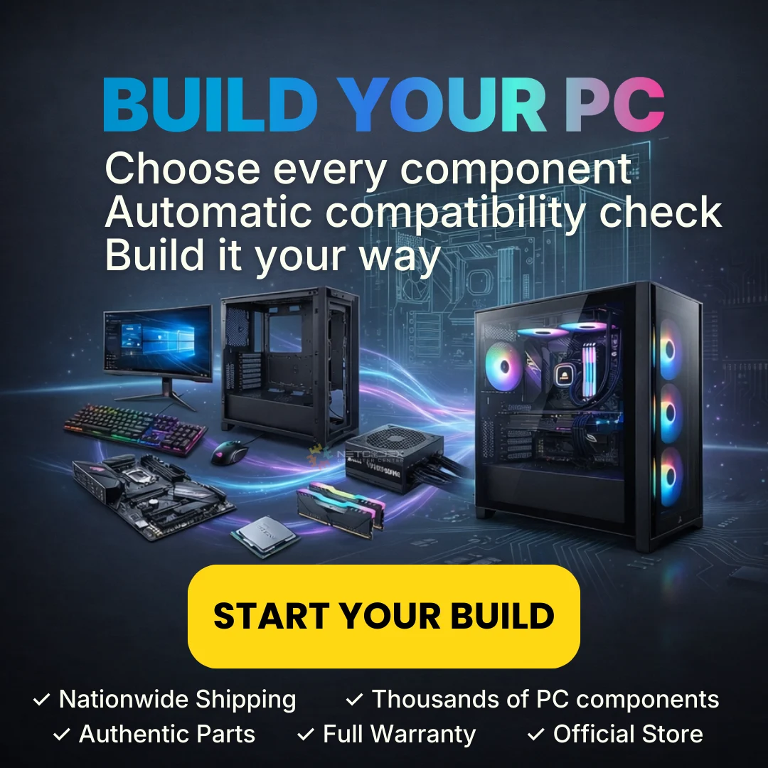 Netcodex custom PC builder – choose compatible PC components and build your own desktop