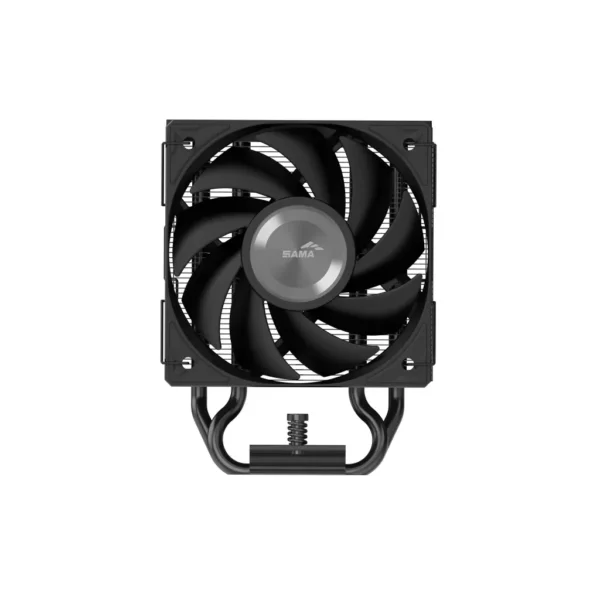 SAMA - X40 Black Panoramic Dual Tempered Glass ATX Chassis 6x120mm ARGB PWM Fans - X40-BKWNYXOX-G