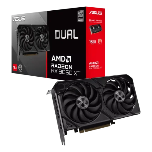 ASUS Dual Radeon RX 9060 XT 16GB GDDR6 128-bit PCIe 5.0 Graphics Card - DUAL-RX9060XT-16G