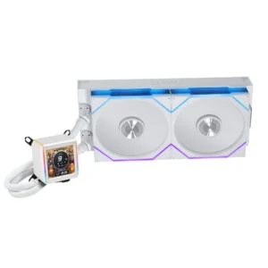 Lian Li Galahad II LCD 280mm ARGB AIO Liquid CPU Cooler White - GA2ALCD28W