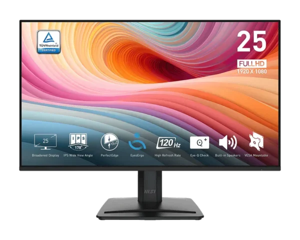 product_172249960401d5b700ad325a3477ee93a0f429925a MSI PRO MP251 E2 24.5-Inch FHD IPS 120Hz 1ms EyesErgo Business Monitor - PRO MP251 E2
