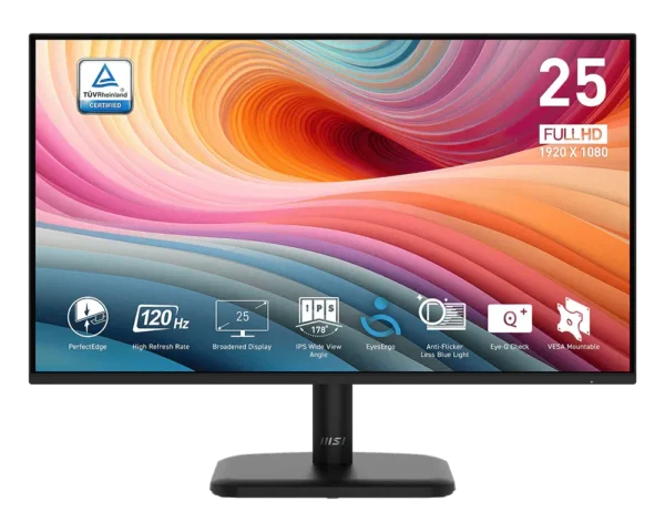 MSI PRO MP251L E2 24.5-Inch FHD IPS 120Hz 1ms EyesErgo Business Monitor - PRO MP251L E2