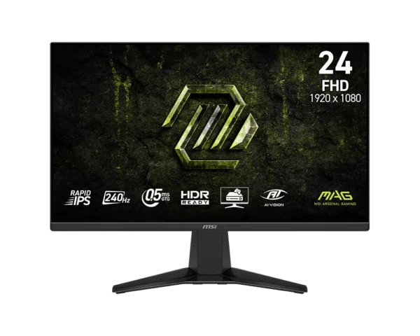 MSI MAG 245F X24 23.8-Inch FHD Rapid IPS 240Hz 0.5ms Gaming Monitor - MAG 245F X24