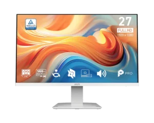 MSI PRO MP273W E14A 27" FHD 144Hz 1ms IPS HDR Ready Eye Care Business Monitor White - PRO MP273W E14A