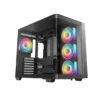 01 (1) DeepCool CG530U 4F Curved Glass Panoramic Dual-Chamber ATX PC Case Black - R-CG530U-BKAGA4-G