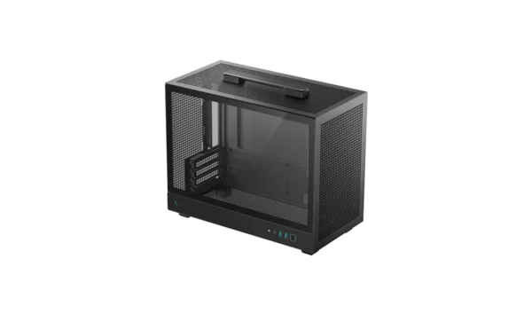 DeepCool CH160 Plus Portable Micro-ATX Case - 240mm AIO Support - Black - R-CH160-BKNGM0-G