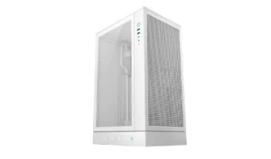 01 (1) DeepCool CH270 Digital White Micro-ATX Mini Tower Case Vertical Status Bar - R-CH270-WHNDM0-G-1