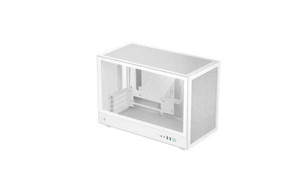 DeepCool CH260 White Micro-ATX High Airflow Case Tempered Glass - R-CH260-WHNGM0-G-1