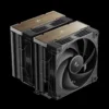 01 (1) DeepCool AK620 G2 High Performance Dual Tower CPU Air Cooler 6 Heat Pipes 120mm PWM Fans Wood Grain - R-AK620G2-BKNNMN-GJD