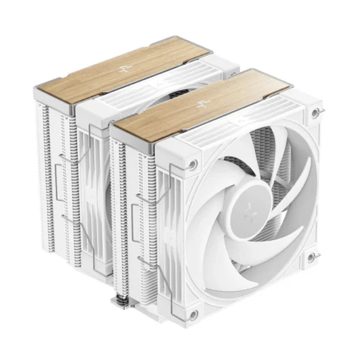 DeepCool AK620 G2 White High Performance Dual Tower CPU Air Cooler 6 Heat Pipes 120mm PWM Fans - R-AK620G2-WHNNMN-GJD