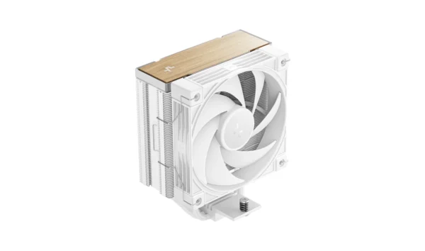 01 DeepCool AK400 G2 White Single Tower CPU Air Cooler 120mm PWM Fan Wood Grain Top Cover - R-AK400G2-WHNNMN-GJD