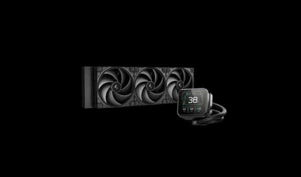 DeepCool - Spartacus 360 3.4-inch IPS LCD AIO Liquid Cooler - R-SPT360-BKDSMP-G-1