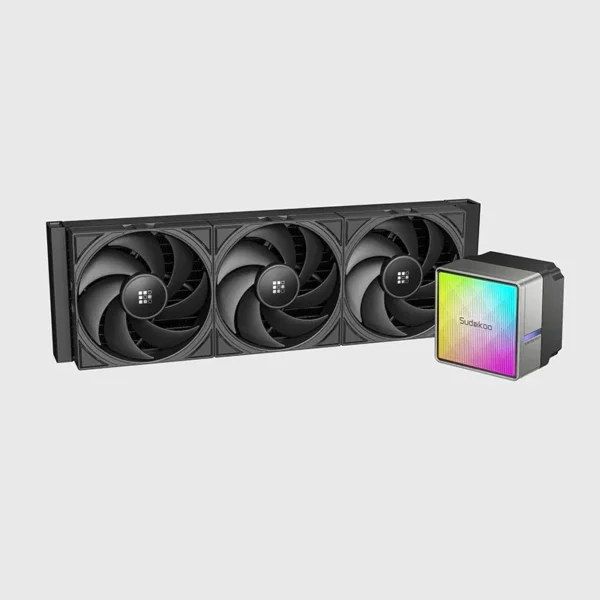 SUDOKOO NEXAURA 360 ARGB 360mm AIO Liquid CPU Cooler - Black - R-NXA360-BKAMMN-GAS-1