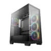 Deepcool CG580 4F V2 Panoramic ATX Mid-Tower Tempered Glass Case Black - R-CG580-BKADA4-G-2