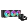 DeepCool Mystique 360 ARGB 360mm AIO Liquid Cooler 2.8" LCD Screen - R-LX750-BKADSNC-G-1