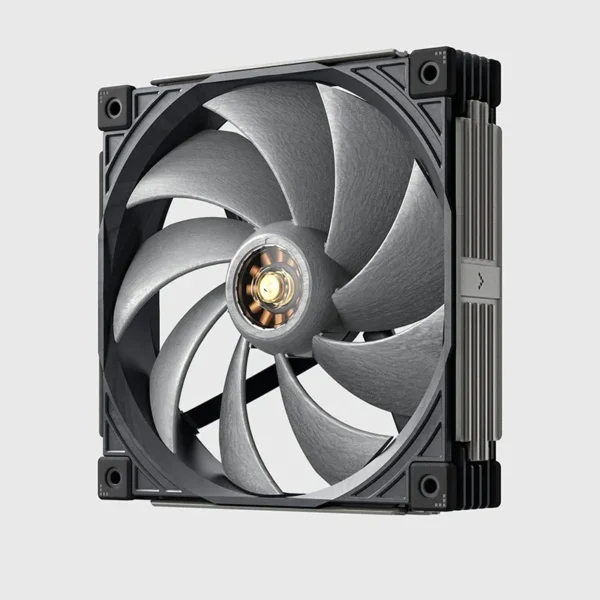 SUDOKOO MACH140 140mm High-Performance PWM Case Fan - 2200 RPM - 129 CFM - 30mm Thick - R-MACH140-GYWPN1-GAS