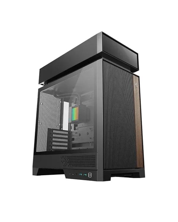 Deepcool CL6600 Hypersplit ATX Mid-Tower PC Case with Pre-Installed 360mm AIO Liquid Cooler Black - R-CL6600-BKNNA0-G-1