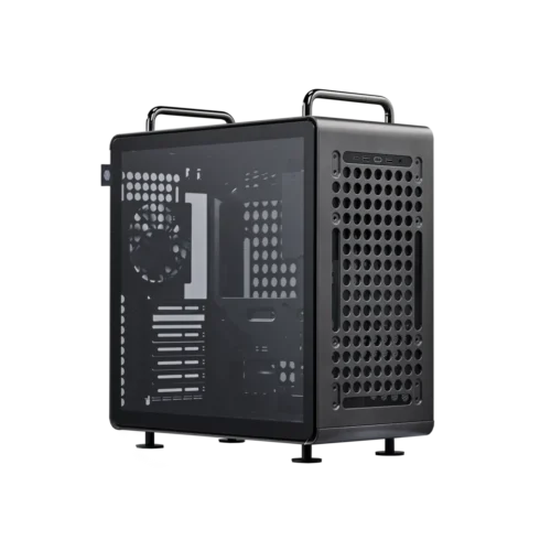 Cooler Master QUBE 540 Stardust Iron ATX Mid Tower Modular Case Vertical GPU Support - Q540-MGNN-S00