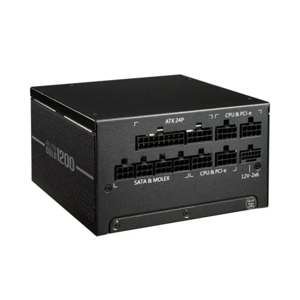 Cooler Master Elite Gold 1200 1200W 80 Plus Gold ATX 3.1 PCIe 5.1 Fully Modular PSU - MPW-C001-AFAG-BUS