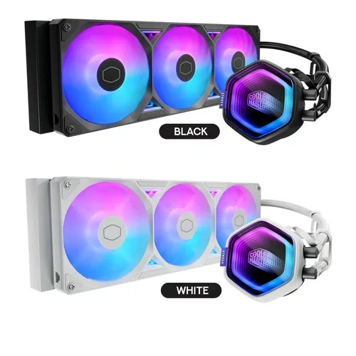 Cooler Master MasterLiquid ML 360 Atmos II LCD White ARGB 360mm Liquid CPU Cooler - MLX-D36M-A25SZ-LW