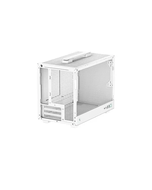 02 (1) DeepCool CH160 Mesh White Portable Mini-ITX Case High-Airflow 240mm AIO Support - R-CH160-WHNMI0-G-1