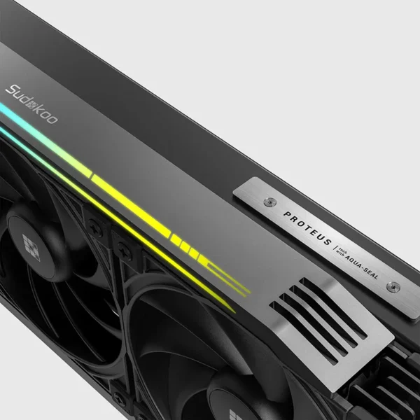 Sudokoo PROTEUS 360 Intelligent CPU Liquid Cooler with 3.4-inch LCD Display - R-PTS360-BKDSMP-GAS-1